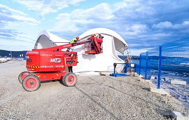 Дизельный коленчатый подъемник Арлифт